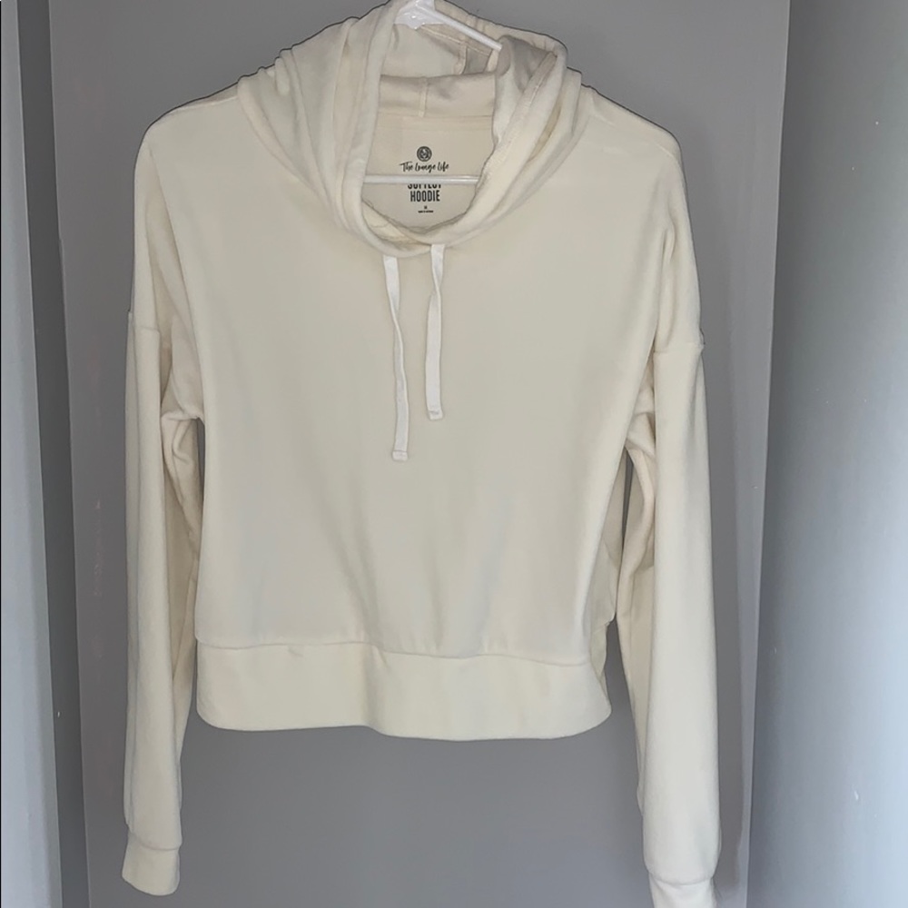 white hoodie